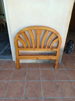 Cabeceros cama madera 90cm