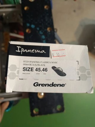 Chanclas Ipanema Clásica Talla 45,5 Negra