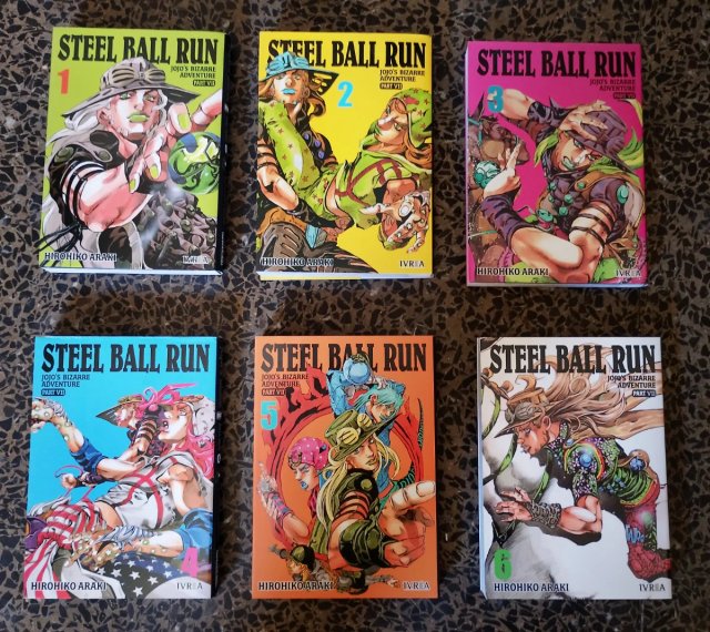 JJBA Steel Ball Run Volúmenes 1-6
