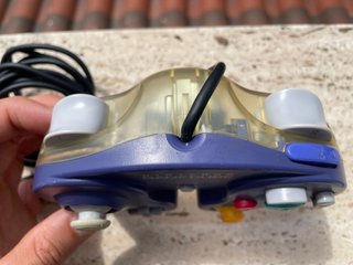 Controller Nintendo GameCube Viola Trasparente DOL