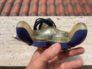 Controller Nintendo GameCube Viola Trasparente DOL