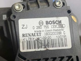 Pedal renault 62043 180020039r laguna iii berlina