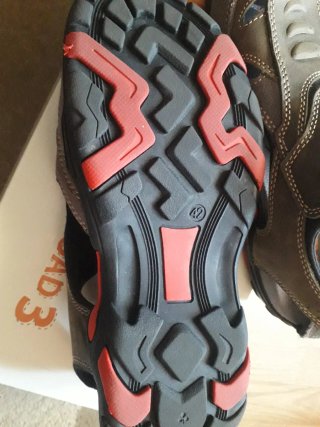 Sandalias Marrones y Rojas Talla 42