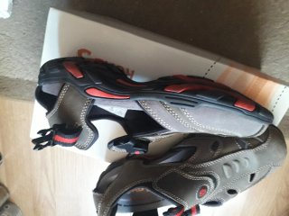 Sandalias Marrones y Rojas Talla 42