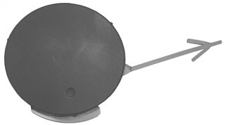 Tapa Gancho Paragolpes Trasero Imprimado para Opel