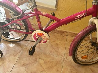 Bicicleta infantil rosa
