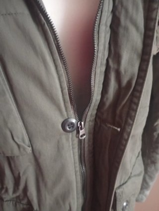 Parka hombre verde