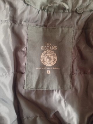 Parka hombre verde