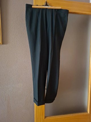 Traje de chaqueta y pantalón rayas