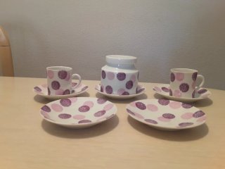 Juego de porcelana Castro lunares
