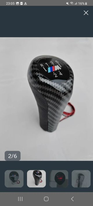 Palanca de cambios BMW M Carbono