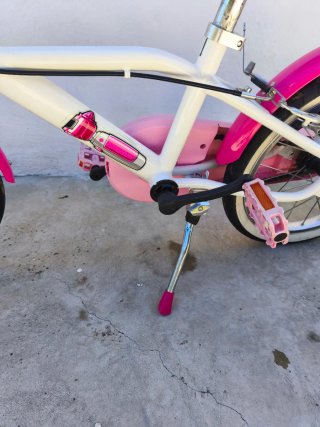 Bicicleta infantil niña Btwin rosa