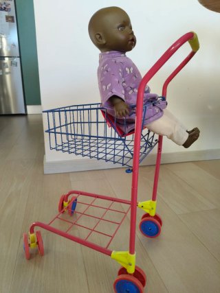 Carrito de la compra de juguete
