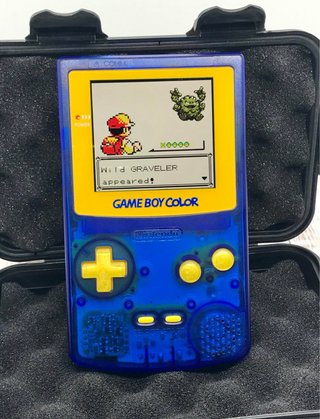Game Boy Color Royal Blue con Pantalla IPS LCD