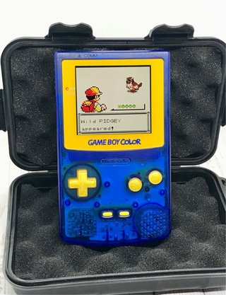 Game Boy Color Royal Blue con Pantalla IPS LCD