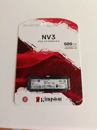 SSD Kingston NV3 500GB M.2 NVMe PCIe 4.0