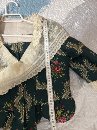 Traje Fallera Niña Verde oscuro