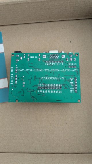 Kit Schermo LCD 7 Pollici + Scheda Dinoka Raspberry Pi