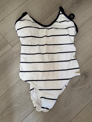 Bañador rayas azul y blanco Talla S