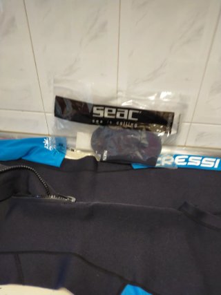 Traje neopreno CRESSI mujer azul/negro