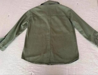 Sobrecamisa Zara Verde Militar