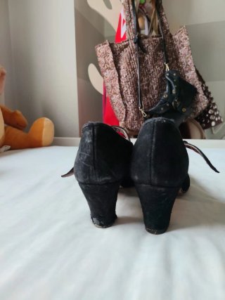 Zapatos Flamenco Ante Negros