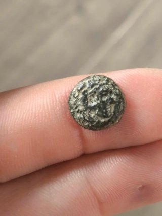 Moneda Griega, cuarto de Calco de Alejandro Magno