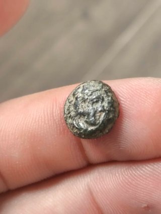 Moneda Griega, cuarto de Calco de Alejandro Magno