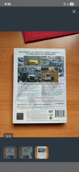 Gran Turismo 4(PlayStation 2) No contiene juego
