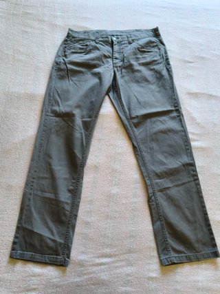 Pantaloni uomo cotone 100% grigi