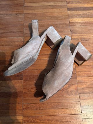 Sandali Cinzia Valle camoscio beige