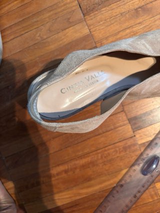 Sandali Cinzia Valle camoscio beige