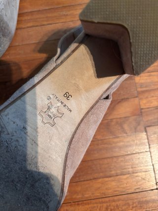 Sandali Cinzia Valle camoscio beige