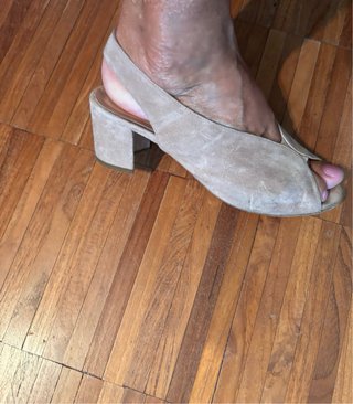 Sandali Cinzia Valle camoscio beige
