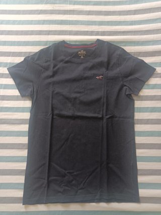 Maglietta nera Hollister Crew Neck M