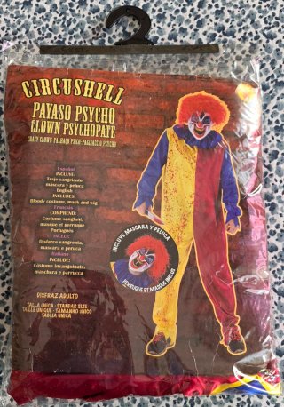 Disfraz Payaso Asesino Rubie's Talla Única