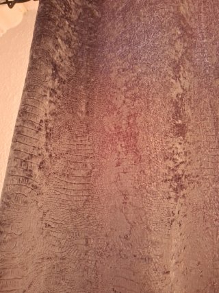 Cortinas grises de terciopelo