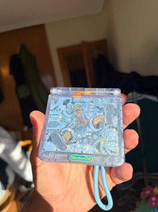 Game Boy Advance SP Nintendo Edición luffy IPS5