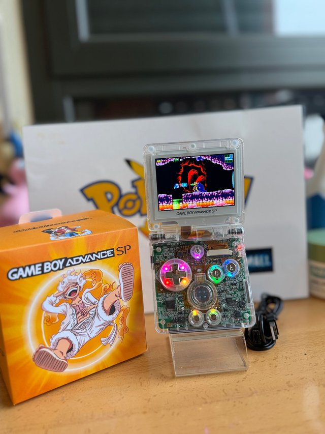 GameBoy Advance SP Nintendo Edición luffy IPS5