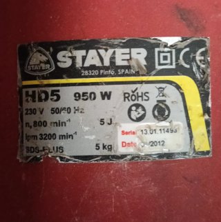 Taladro Martillo Percutor STHAYER HD5