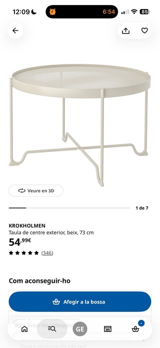 Mesa de centro Krokholmen IKEA