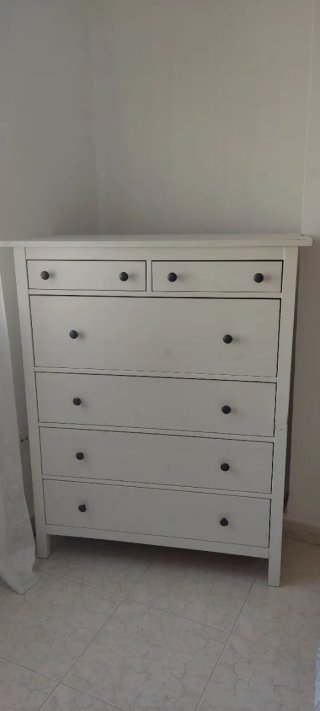 Cómoda HEMNES 6 cajones blanco 108x131