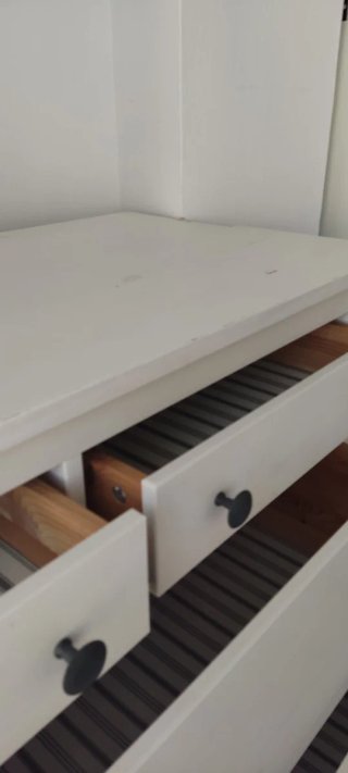 Cómoda HEMNES 6 cajones blanco 108x131