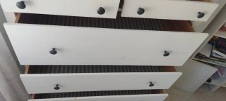 Cómoda HEMNES 6 cajones blanco 108x131
