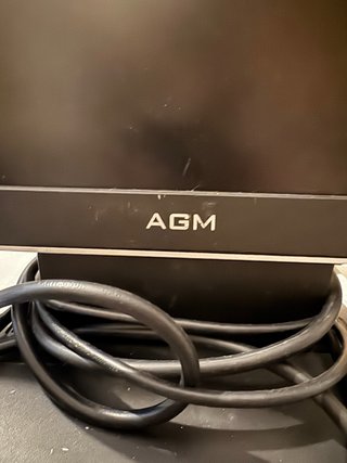 Monitor AGM Negro y Plateado