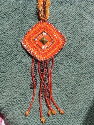 Collana etnica tribale artigianale