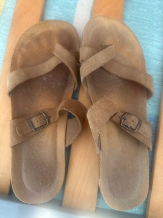 Sandalias Marrones de Cuero