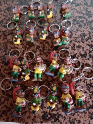 Lote 25 Llaveros Bob Marley Nuevos