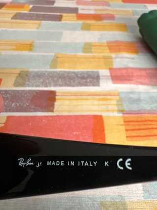 Gafas de Sol Ray-Ban Niños Negras y Blancas