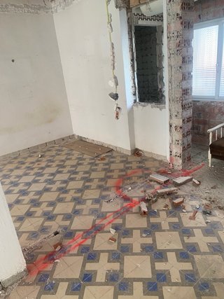 Pavimento hidráulico años 60 aprox 33 m2